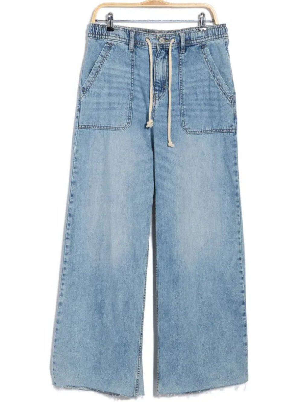 NEW! LUCKY BRAND PULL ON Palazzo WIDE LEG JEANS - Picture 3 of 5